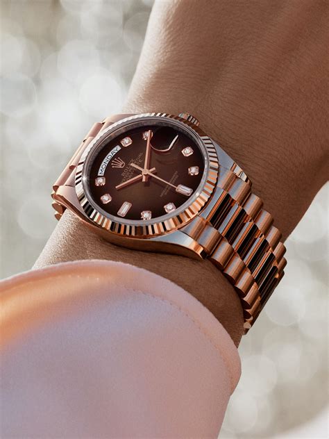 rolex with brown|Rolex day date 36 inch.